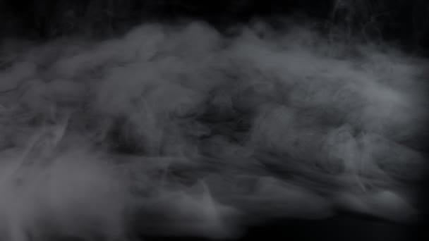 Медленное Движение Эффекта Белого Дыма — стоковое видео