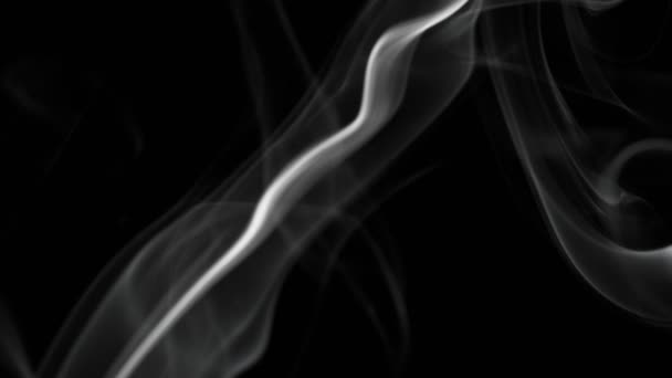 Zpomalený Pohyb Bílého Kouře Natočeno Vysokorychlostní Kameře — Stock video