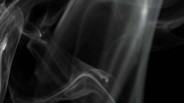 Rallentamento Dell Effetto Fumo Bianco Girato Una Cinepresa Alta Velocità — Video Stock