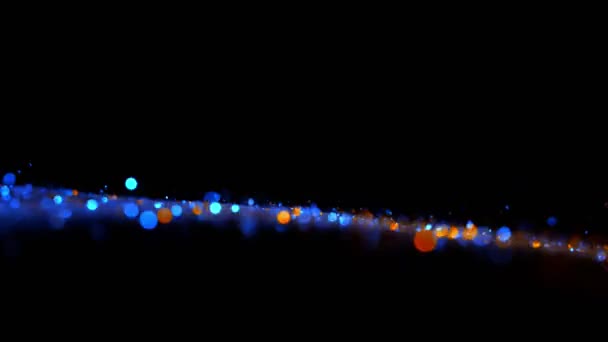 Mouvement super lent de fond scintillant abstrait scintillant dans des couleurs néon. Filmé par caméra à très grande vitesse, 1000 images par seconde .