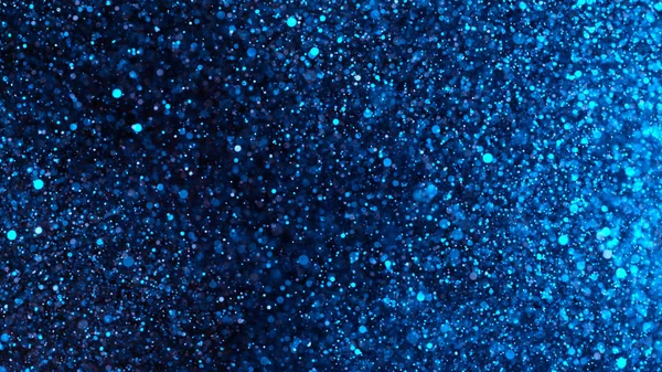 Abstract blue glittering background