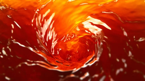Cola twister, vriesbeweging van draaiende cola — Stockfoto