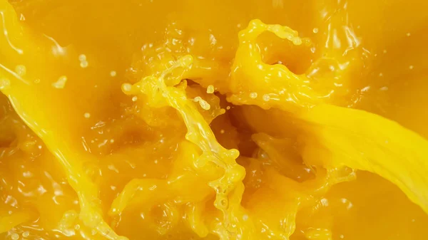 Narancslé Öntésének Részletei Közelkép — Stock Fotó