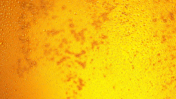 Деталь Пива Напиток Пузырьками Супер Макро Выстрел — стоковое фото