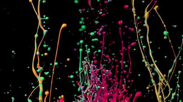 색상의 슬로우 모션은 배경에 시네마 카메라에서 1000 Fps — 비디오