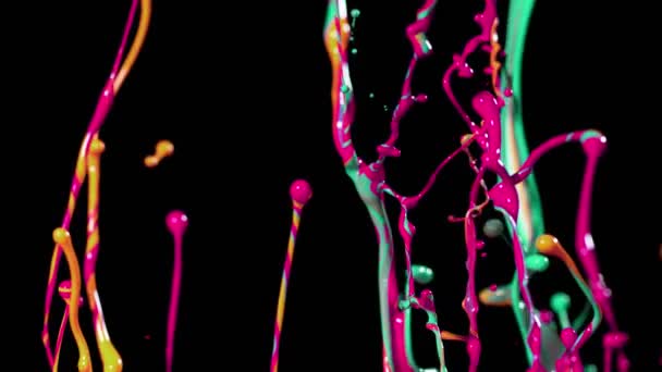 색상의 슬로우 모션은 배경에 시네마 카메라에서 1000 Fps — 비디오