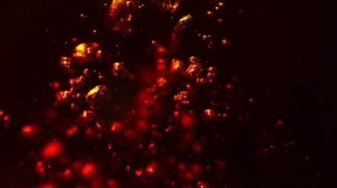 Baloncuklarla kola içmenin süper yavaş çekimi. Yüksek hızlı sinema kamerasıyla çekildi, 1000 fp..