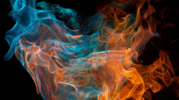 抽象的な色の混合炎 — ストック写真