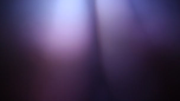 Close up shot of dancing LED lights blured out. Bokeh real — Vídeo de Stock