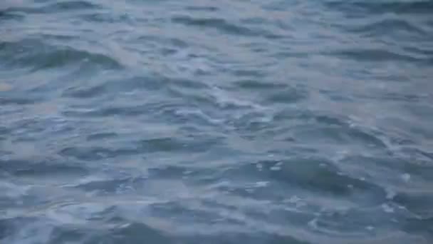 Fantastische blaue Meer Hintergrund. Mittelmeer. Leerzeichen kopieren — Stockvideo