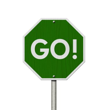 Go Green Otoban yol işareti