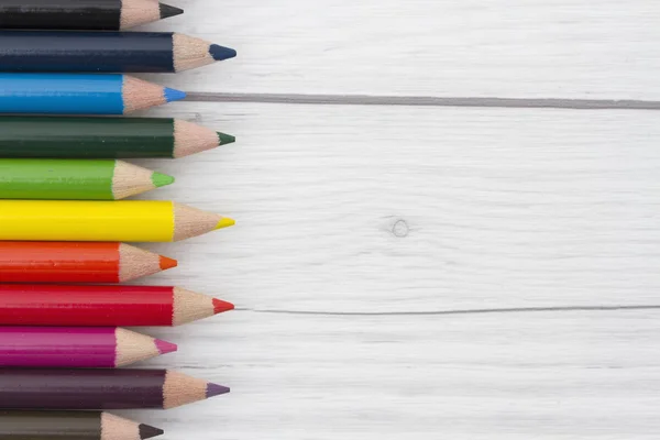 Олівець кольорові олівці фону — стокове фото