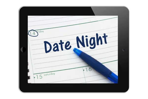 Planning your Date Night — Stock Photo, Image