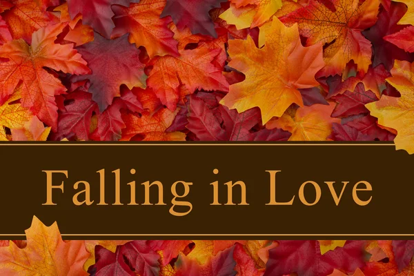 Falling in Love message — Stock Photo, Image