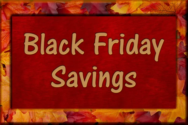 Ersparnisse beim Einkaufen am Black Friday — Stockfoto