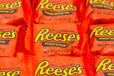 Reeses fıstık ezmesi Cup şeker arka plan