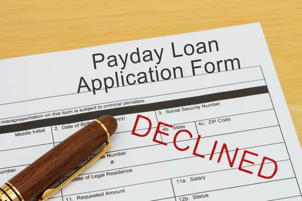 Applying for a Payday Loan Declined