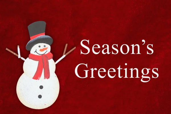 Season's Greetings greeting — Stock Photo, Image