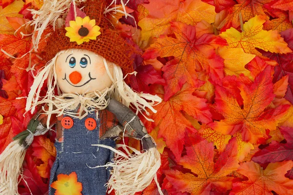 Halloween Scarecrow Scene — Stock Photo, Image