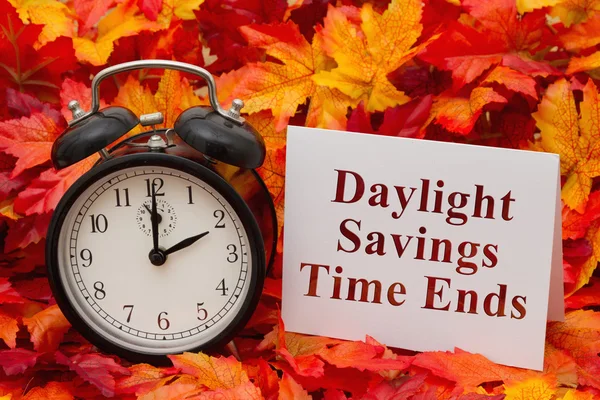 Daylight Savings Time uiteinden — Stockfoto