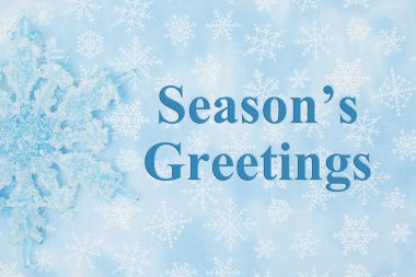 Sezonun tebrik mesajı