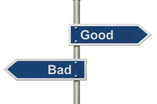 Good Versus Bad — Stock Photo, Image