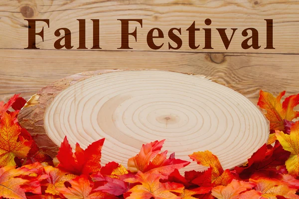 Mensagem do Festival de Outono — Fotografia de Stock
