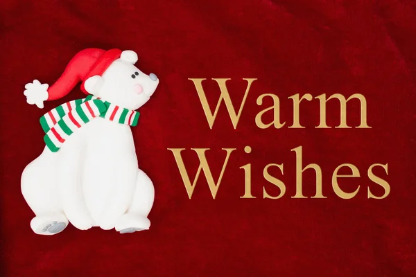 Warm Wishes greeting — Stock Photo, Image