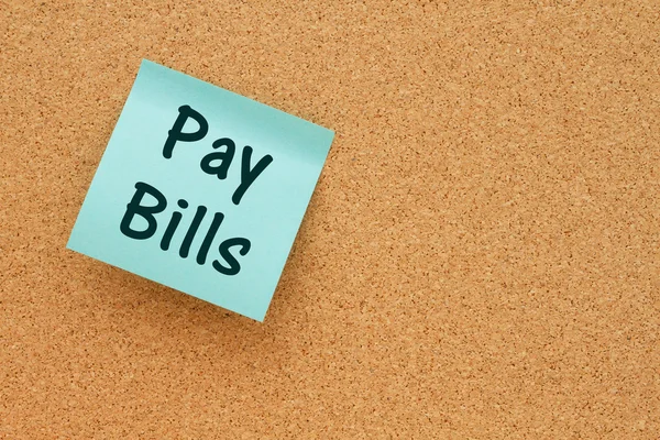 A reminder to pay your bills — Stock Photo, Image