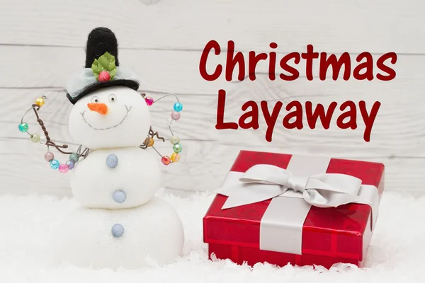 Holiday layaway meddelande — Stockfoto