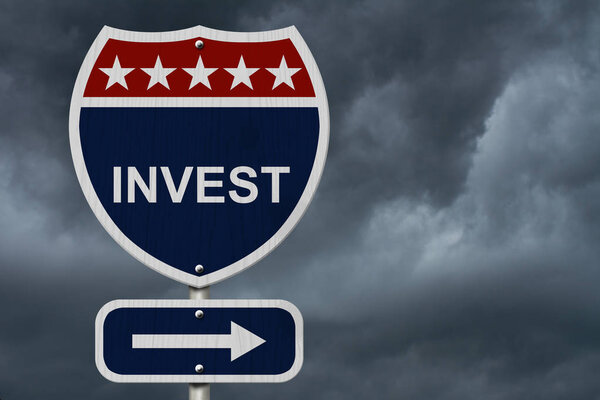 American Invest Highway Road Sign
