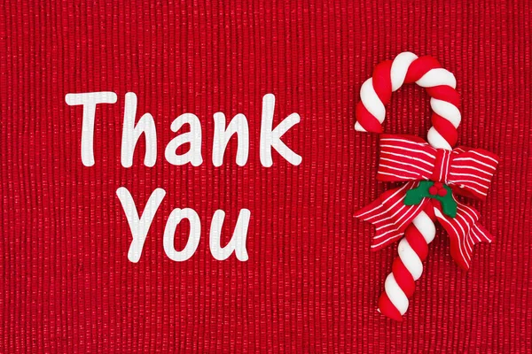 Christmas thank you message — Stock Photo, Image