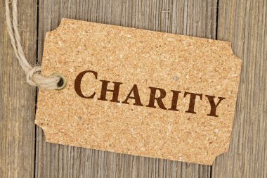 Eski moda hediye etiketi yardım