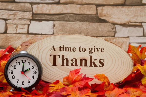 Message de remerciement de Thanksgiving — Photo