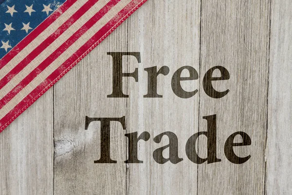 Amerika volného obchodu zpráva — Stock fotografie