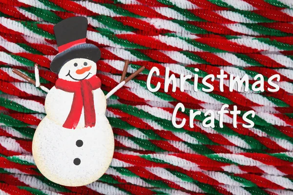 Crafty kerstboodschap — Stockfoto
