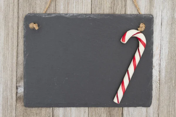 Altmodisch Weihnachten hängende Kreidetafel Hintergrund — Stockfoto