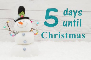 Noel geri sayım mesajı