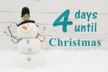 Noel geri sayım mesajı