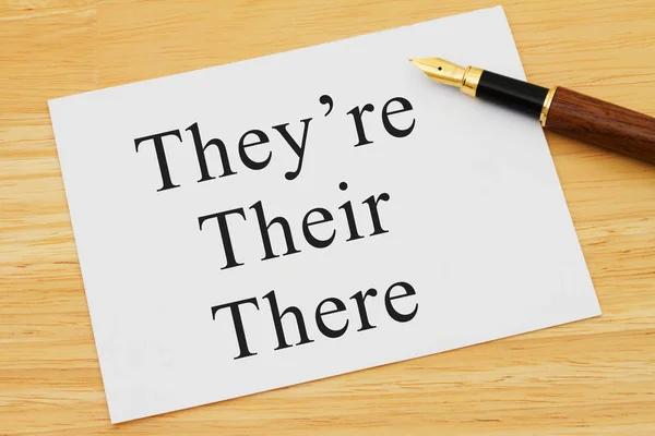 Learning to use proper grammar — Stock Photo, Image