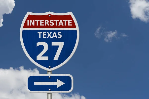 USA Interstate 27 highway sign