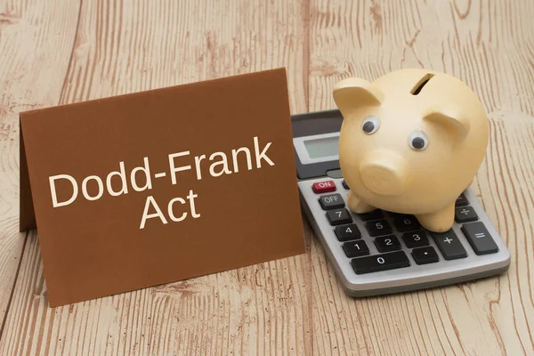 A Lei Dodd-Frank — Fotografia de Stock