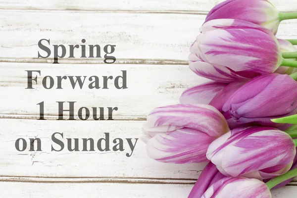 Spring Forward message — Stock Photo, Image