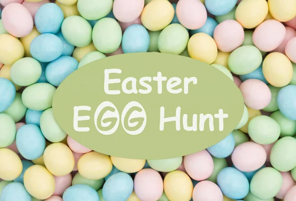 Invitation to an Easter Egg Hunt — Stock Photo, Image