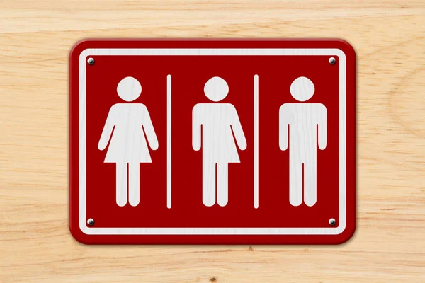 Wszystkie inclusive transseksualnych znak — Zdjęcie stockowe