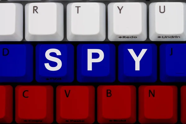 ロシアのインターネットのスパイ — ストック写真