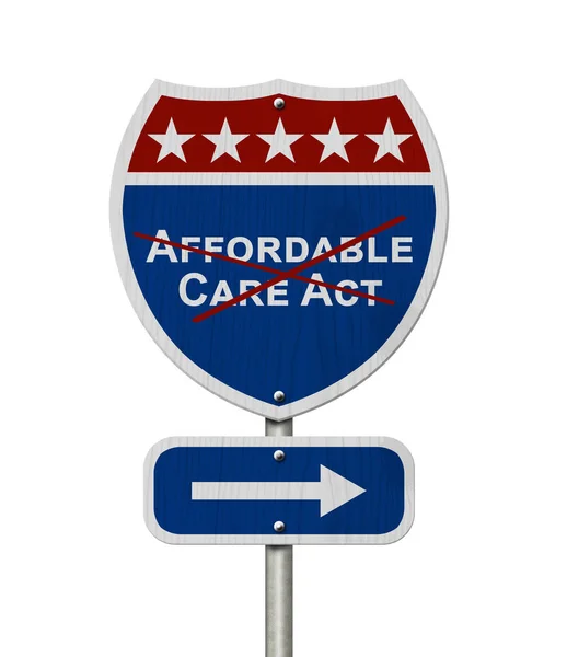 Tot intrekking van en vervangen van betaalbare Care Act gezondheidszorg verzekeringen — Stockfoto