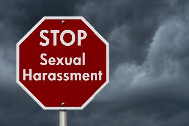 Stopping sexual harassment clipart