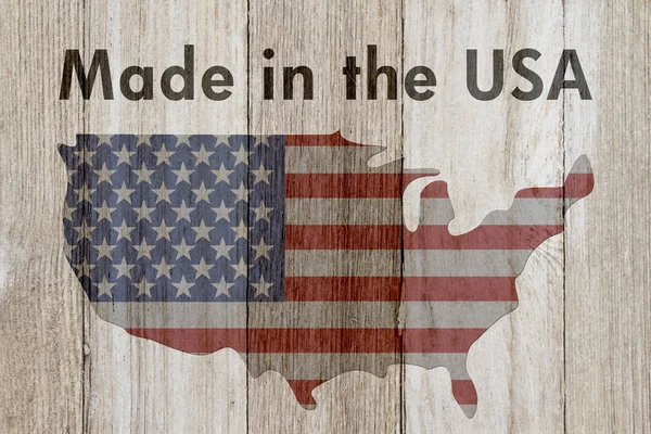 Made in the USA message — Stock Photo, Image