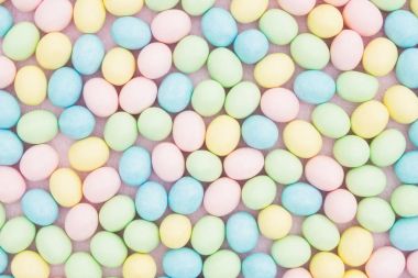 Paskalya yumurtası arka plan eski moda soluk çok renkli